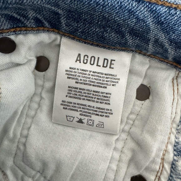 AGOLDE Women's Blue Jeans - Picture 4 of 8